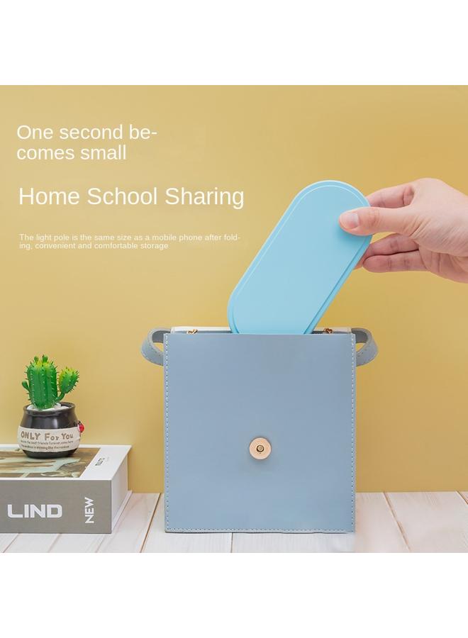 الأزرق جي دبليو جديد مصباح طاولة قابل للطي لحماية العين مصباح ليد لتعليم الطلاب قابل لإعادة الشحن مصباح طاولة لمس مكتب الأطفال مصباح طاولة القراءة بجانب السرير - Image 4