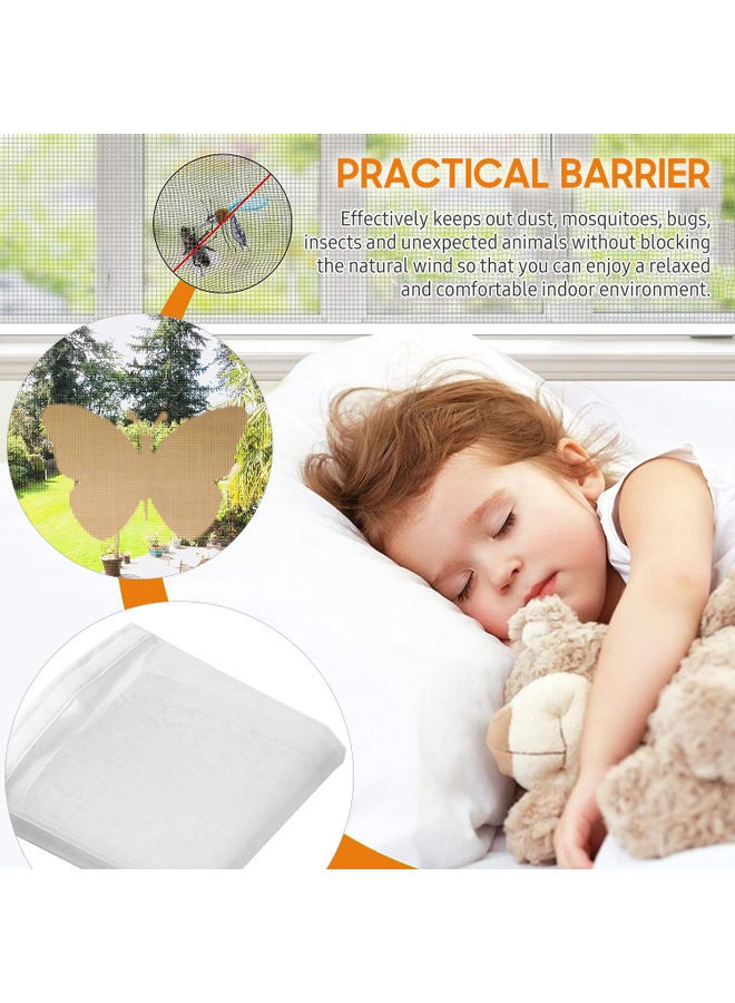 نيبمينينت شريط ذاتي اللصق لسد الثقوب في منخل الحماية من البعوض أبيض - Image 4