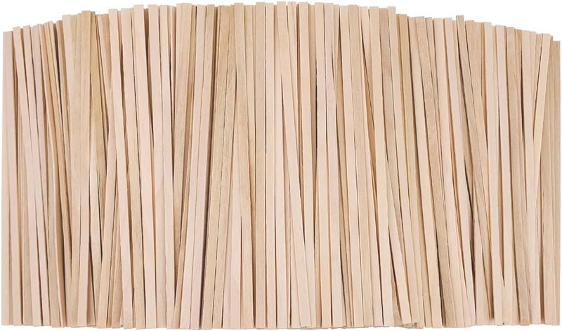 KTOJOY Wooden Coffee Stirrers 1000 Disposable 55 Stir Sticks for Coffee  Cocktails Swizzle Drink Sticks Coffee Bar Accessories - Image 1