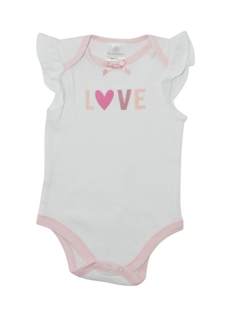 Bambimici - Bambimici Unicorn Print Short Sleeve with Pyjama 3-Piece - Image 1