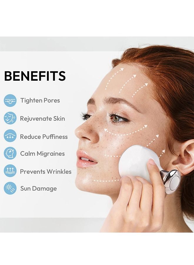 general Ice Roller for Face and Eye Facial Massage Tool, Cooling and Rolling Women Skin Care Cooling for Relaxing and Relieve Fine Lines and Wrinkles and Reduce Puffiness (White) - Image 2