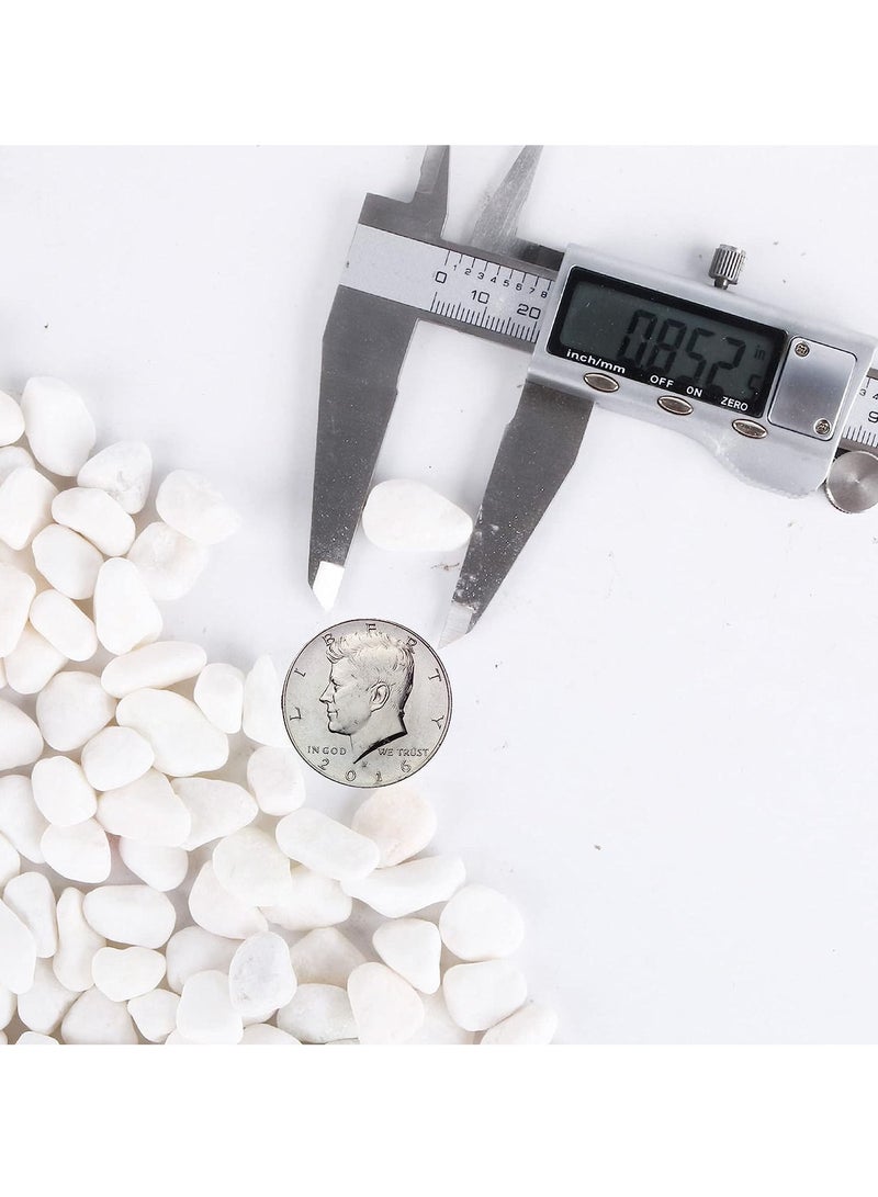 Decorative White River Stones 2kg - Image 2