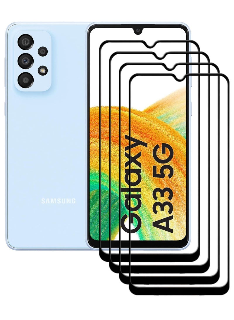ACLIX 4 Pieces Antistatic ESD Dustproof Premium Quality High Definition Tempered Glass Screen Protector Designed For Samsung Galaxy A335G - Image 1