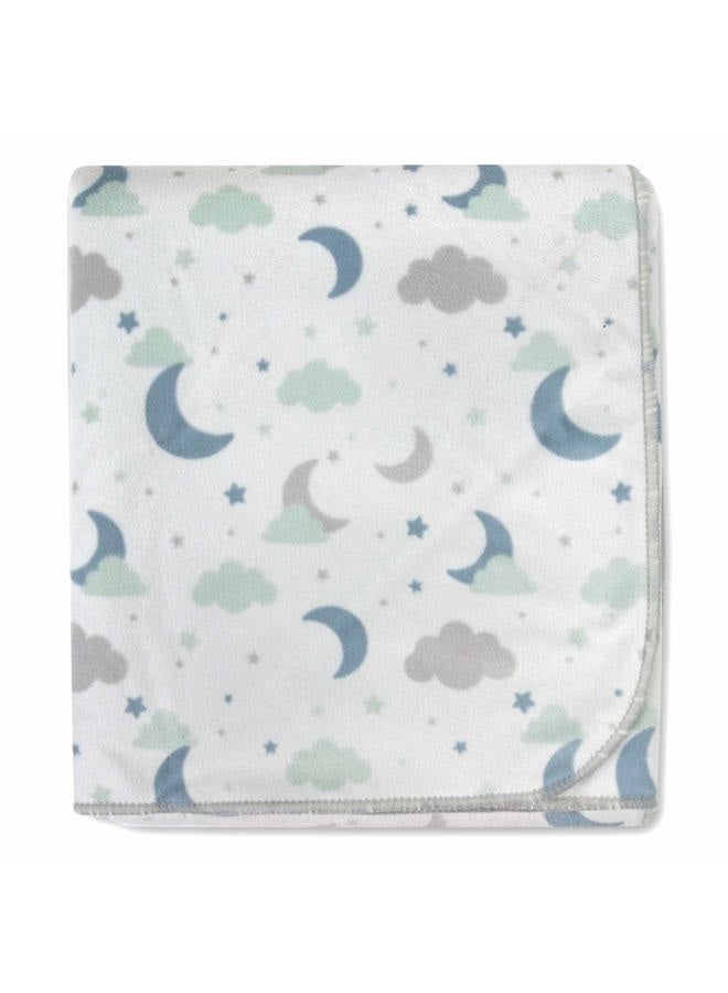 Baby Essentials Sherpa Fleece Blankets for Boys and Girls – Colorful, Reversible Blankets for Newborns, Infants, Toddlers, and Nursery (Celestial) - Image 2