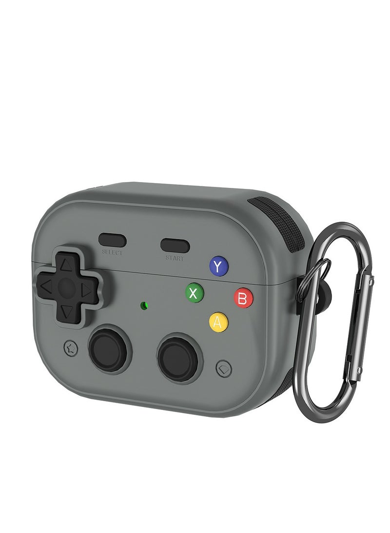 AirPods Pro 2nd Generation Case, 2025 New headphone Case, Lockable Airpdspro 2 Case, Game Controller Design, 2022 AirPods Pro 2 New Earphone Case, Keyring Included, Soft Silicone Protective Case, Specifically Designed for AirPods Pro 2nd Generation  - Image 1