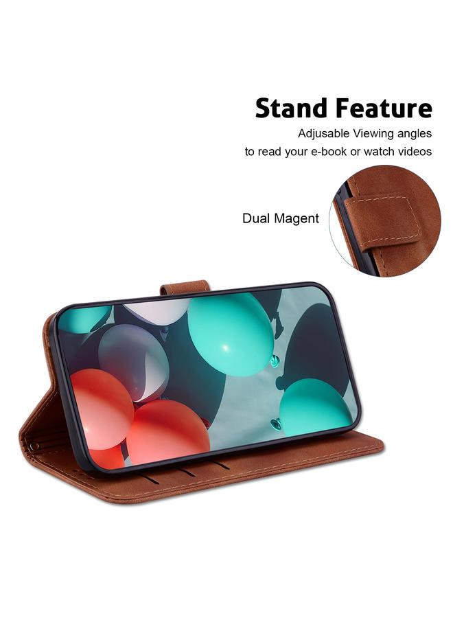 اس-توب جراب لهاتف Infinix Hot 11s NFC/X6812B، جراب جلدي منقوش على شكل سبعة أشكال - Image 5