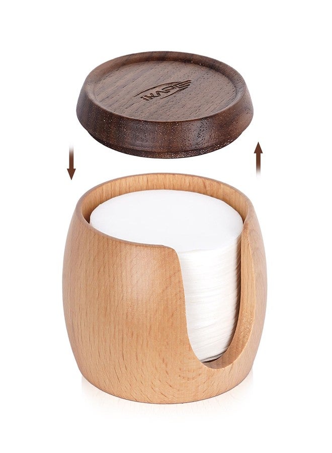 IKAPE Espresso Coffee Accessories, 200pcs 51mm Paper Filters, & a Wood Stand Base - Image 2