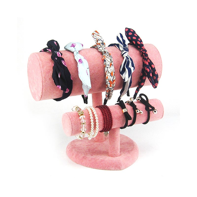 Headband Display Rack Bracelet Bangle Stand Holder PVC Jewelry Organizer ( ) - Image 2
