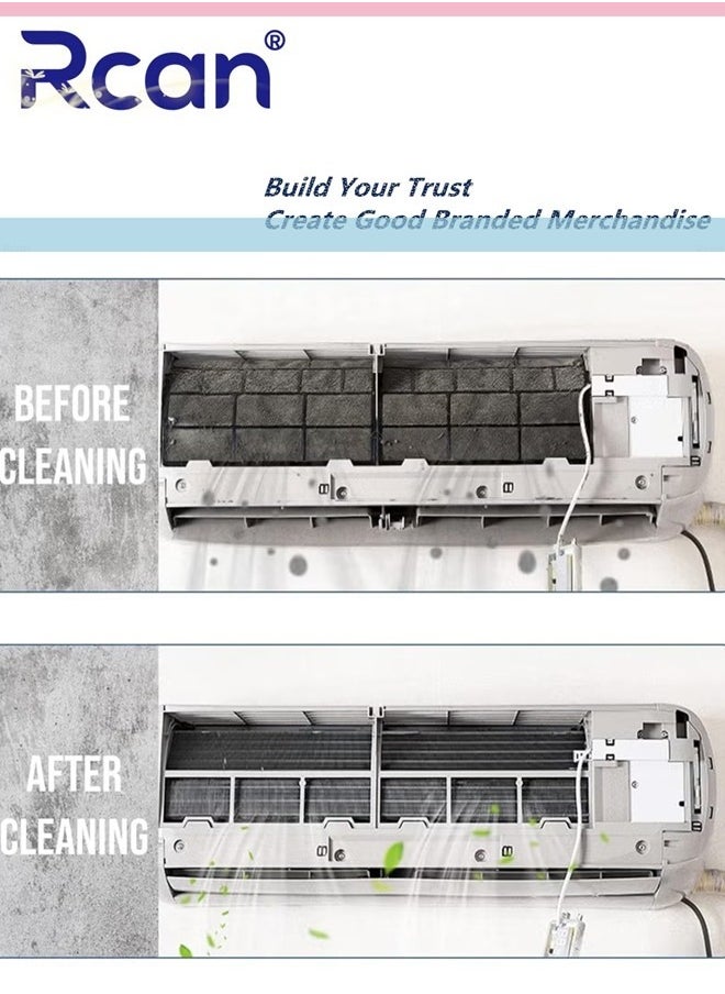 Rcan Split Air Conditioner Cleaning Cover, Air Waterproof Cover Bag, Wall Mounted AC Service Bag, Ac Cleaning Kit Large Size, Dust Washing Waterproof Bag with Hose  - Image 5