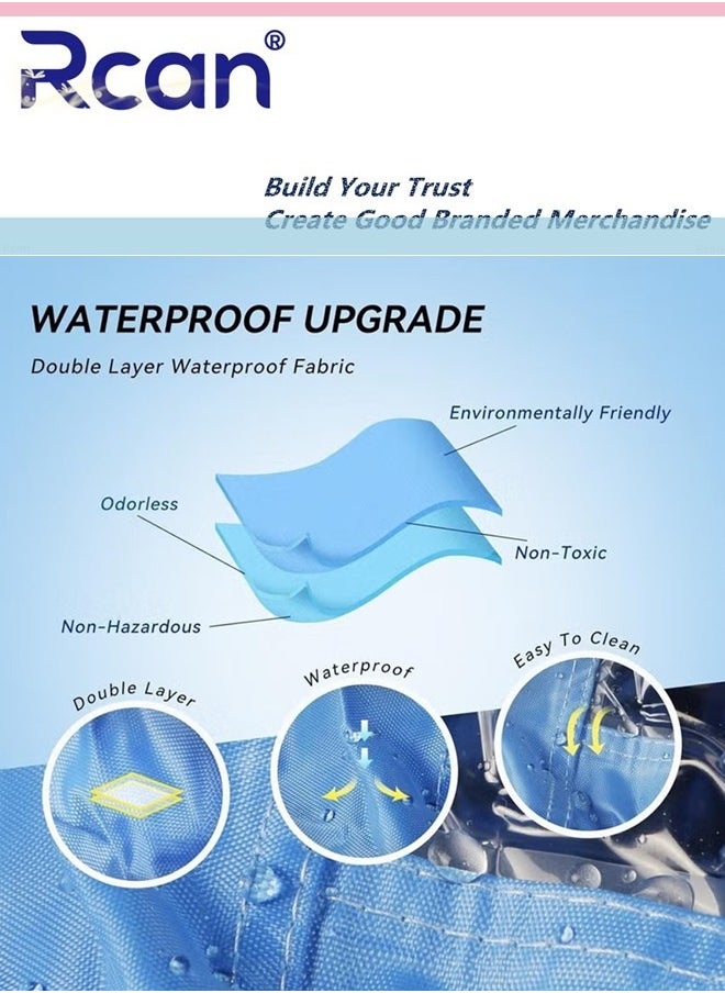 Rcan Split Air Conditioner Cleaning Cover, Air Waterproof Cover Bag, Wall Mounted AC Service Bag, Ac Cleaning Kit Large Size, Dust Washing Waterproof Bag with Hose  - Image 4