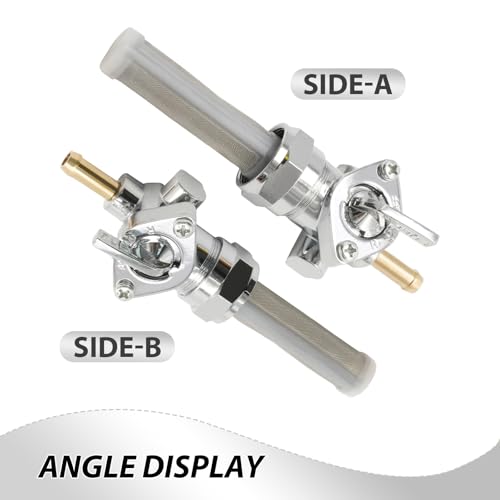 DUZFOREI 011401 Fuel Petcock Valve Switch, Gas Tank Fuel Petcock Shut Off Valve Switch Replacement for Harley Sportster Big Twin Custom Tanks 1975-2006, Replaces 62167-81 62163-75 - Image 5