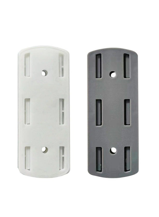 2 Pcs Self Adhesive Power Strip Holder Socket Organizer, Holder, Simplest Mount For Board, Remote Control Stored In The Kitchen, Home And Office - Image 1