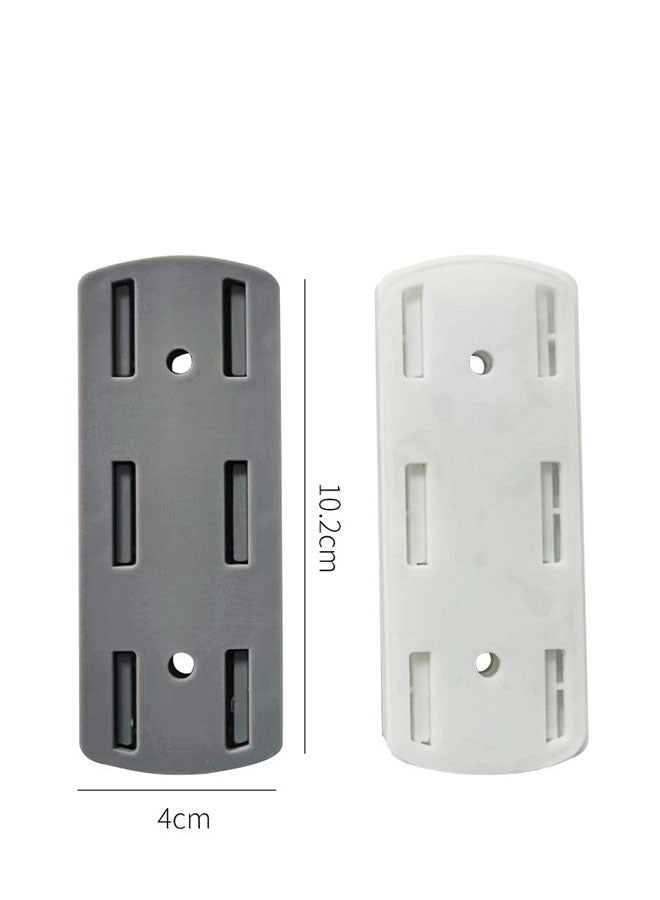 2 Pcs Self Adhesive Power Strip Holder Socket Organizer, Holder, Simplest Mount For Board, Remote Control Stored In The Kitchen, Home And Office - Image 2
