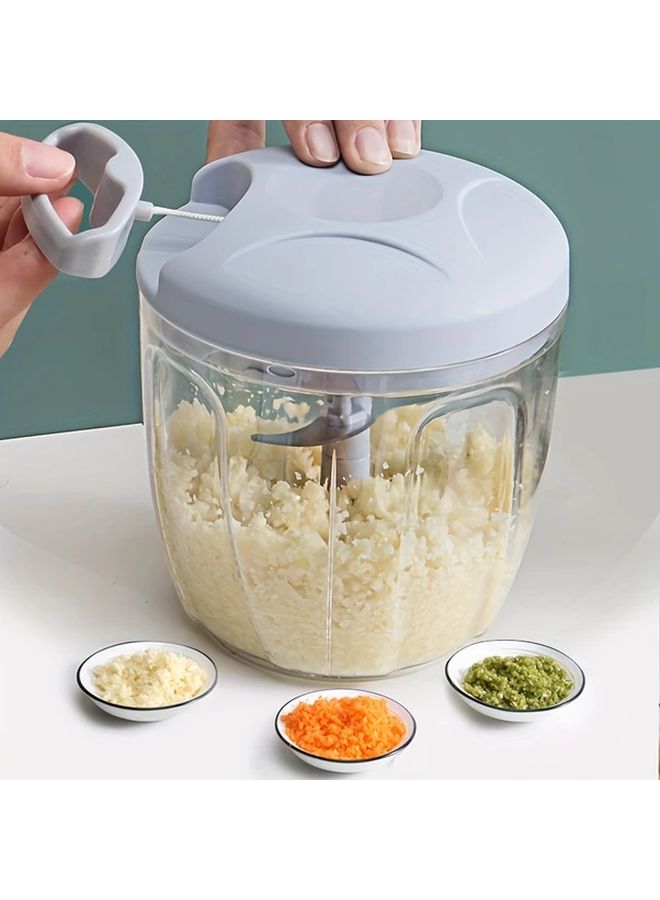 Cherry Blossom Powder Rotary Vegetable Shredder Garlic Mincer For Salad And Kitchen Prep - Image 4