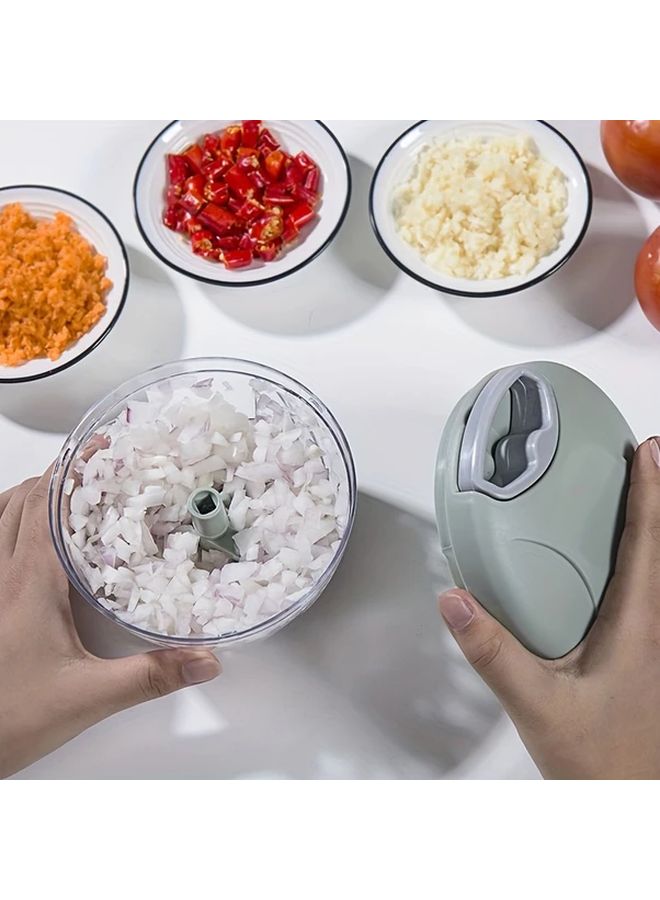 Cherry Blossom Powder Rotary Vegetable Shredder Garlic Mincer For Salad And Kitchen Prep - Image 3