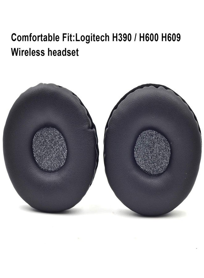 defean H390 H600 Ear Pads Foam Replacement Ear Cushion Pillow Compatible with Logitech H390 / H600 H609 Wireless Headphone - Image 4