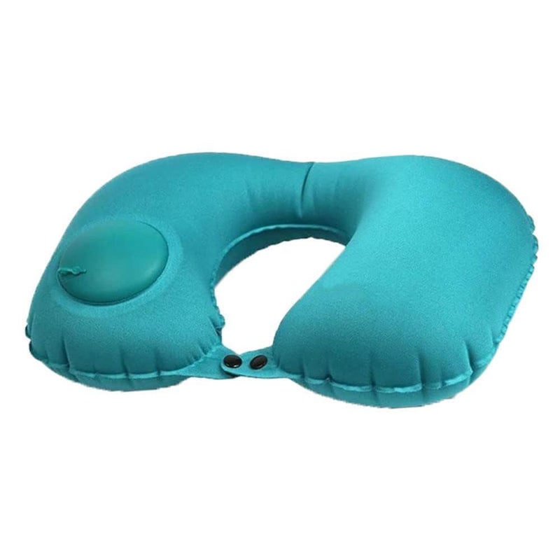 COYRASTH Air Inflatable UShape Travel Pillow Inflatable Travel Neck Pillow UShape Headrest Support for Office Train Car Airplane Neck Pillow - Image 1
