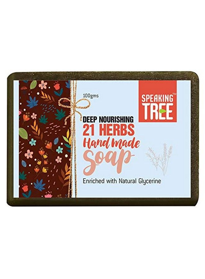 Speaking Tree Deep Nourishing 21 Herbs Handmade Soap 100 Gms (Pack Of 3) - Image 3
