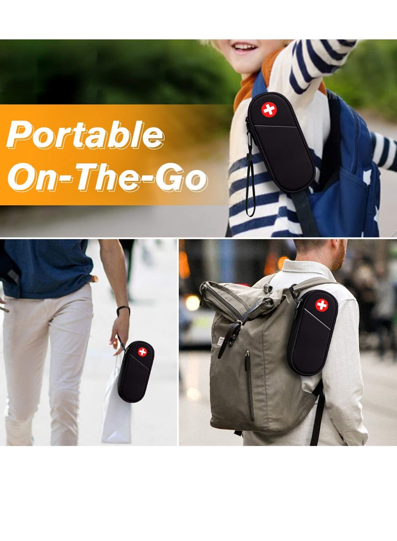 SYOSI Insulin Cooler Travel Case Insulated EpiPen Medical Organizer Bag Portable Cooling for Insulin Pen Diabetic Supplies Travel-Friendly - Image 3