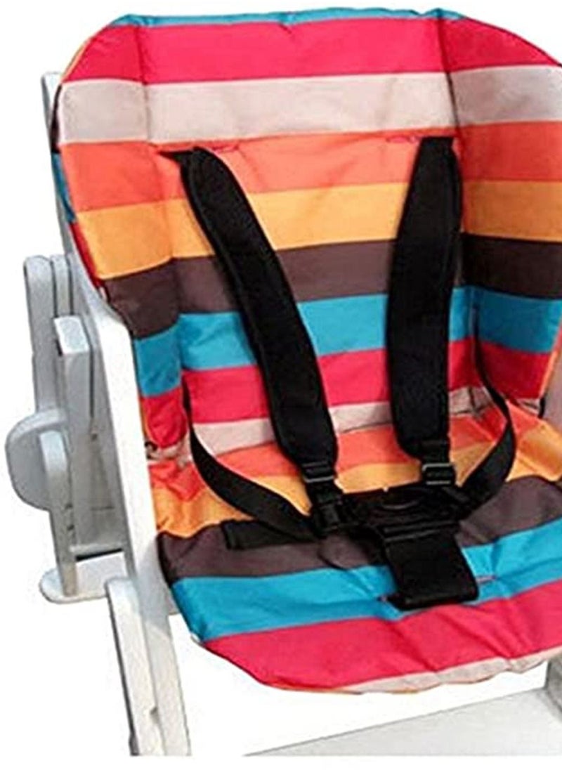 Excefore - High Chair Seat Belt 5 Point Harness Baby Chair Safety Belt Universal High Chair Seat Belt For Wooden High Chair Pushchair - Image 1