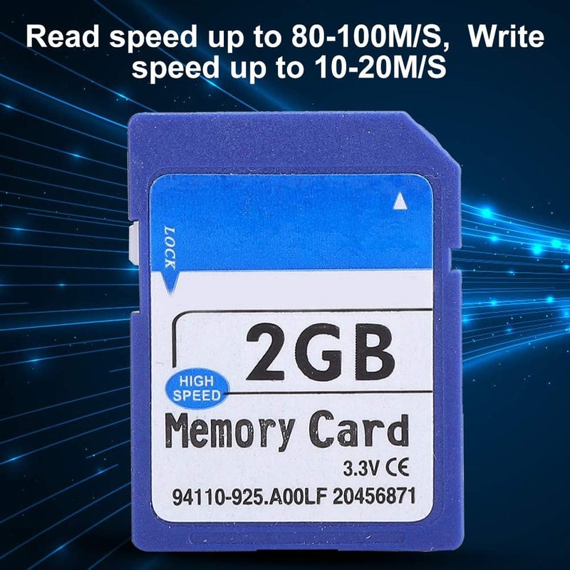 SD Card, Flash Memory Card Secure Digital Memory Cards Data Storage Fast Read Speed 90MB/s for Cameras SLR Music Photos Storage(2GB) - Image 4