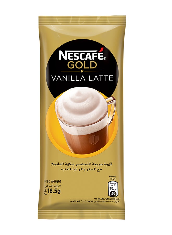 Nescafe Gold Vanilla Latte Coffee Mix 18.5grams - Image 3