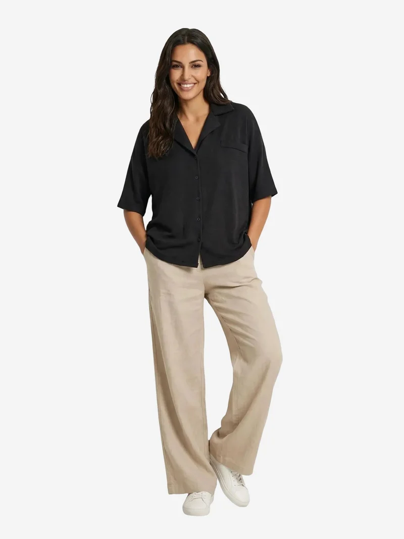 ماي فاشن MY FASHION Relaxed Fit Button-Up Shirt