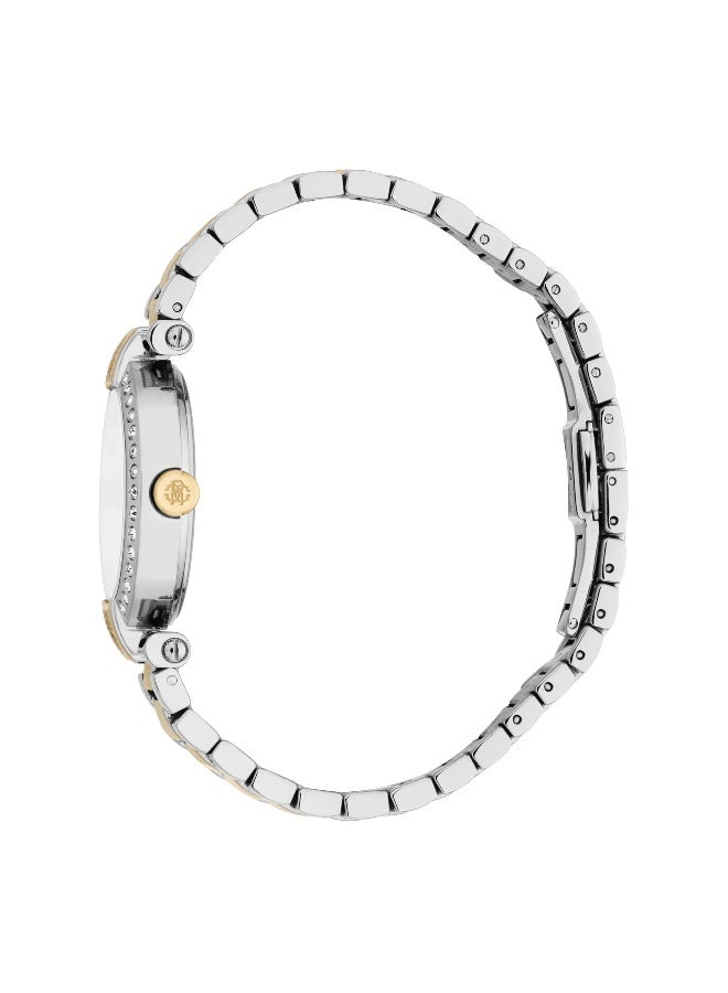 roberto cavalli روبرتو كافالي RC5L121M0085 - ساعة كوارتز نسائية من الفولاذ المقاوم للصدأ 3 عقارب - Image 2