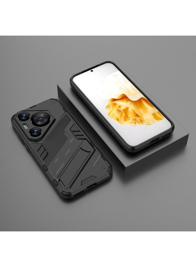 S-TOP Case For Huawei Pura 70 Pro / 70 Pro+ Punk Armor 2 in 1 PC + TPU Phone Case with Holder - Image 2