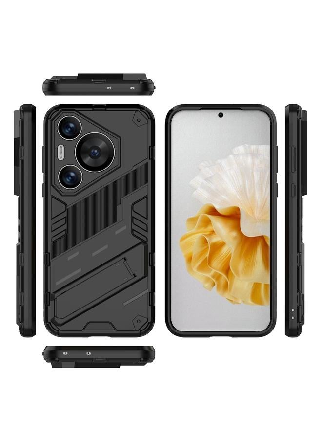 S-TOP Case For Huawei Pura 70 Pro / 70 Pro+ Punk Armor 2 in 1 PC + TPU Phone Case with Holder - Image 3