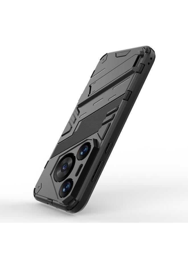 S-TOP Case For Huawei Pura 70 Pro / 70 Pro+ Punk Armor 2 in 1 PC + TPU Phone Case with Holder - Image 5