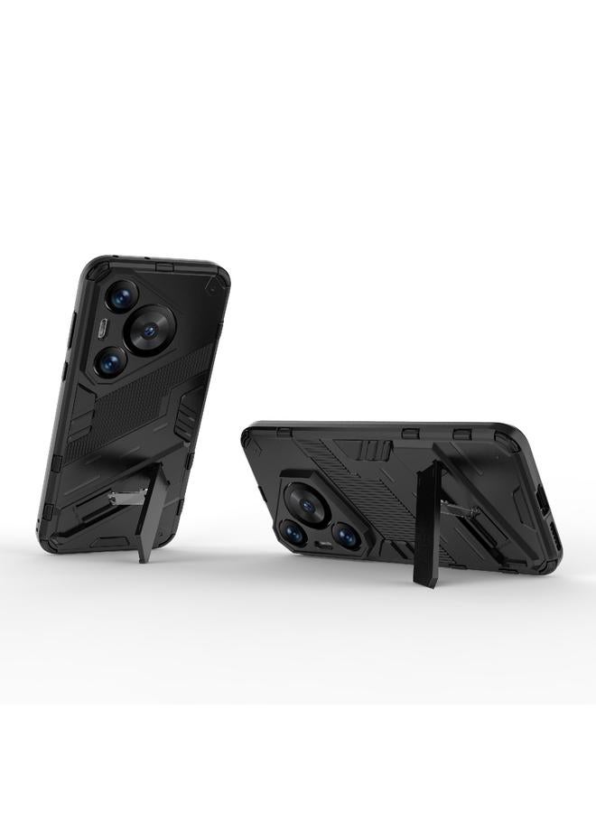 S-TOP Case For Huawei Pura 70 Pro / 70 Pro+ Punk Armor 2 in 1 PC + TPU Phone Case with Holder - Image 4