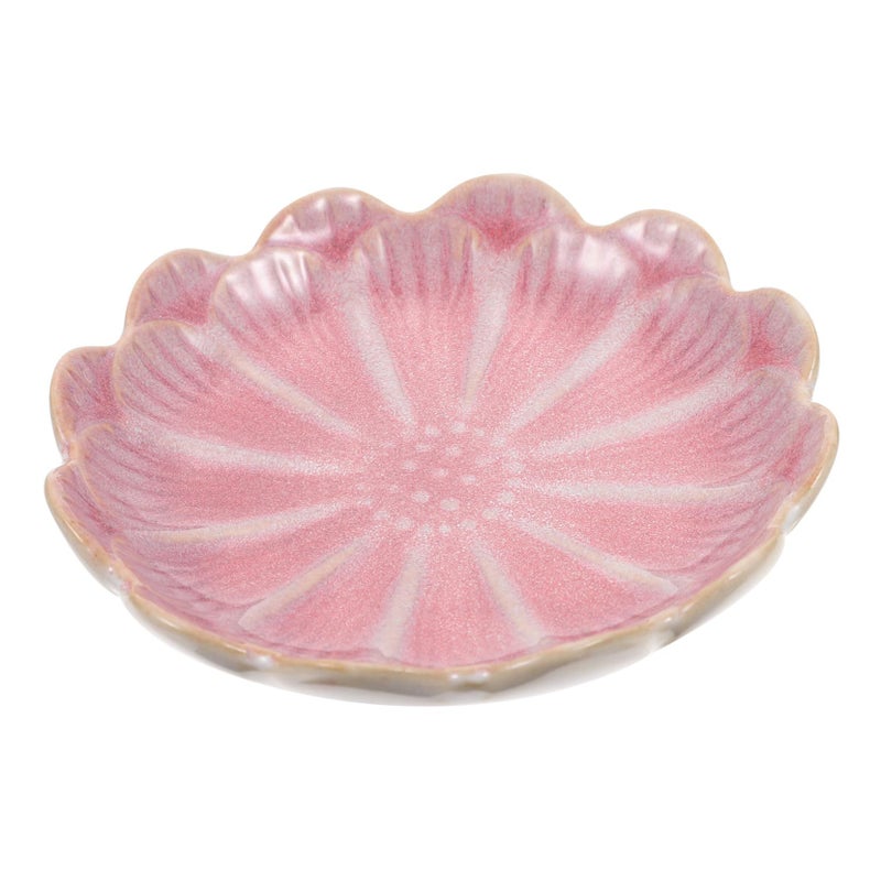 Elegant Ceramic Seasoning Plate Petal Design For Snacks Desserts Home Restaurant - Image 2