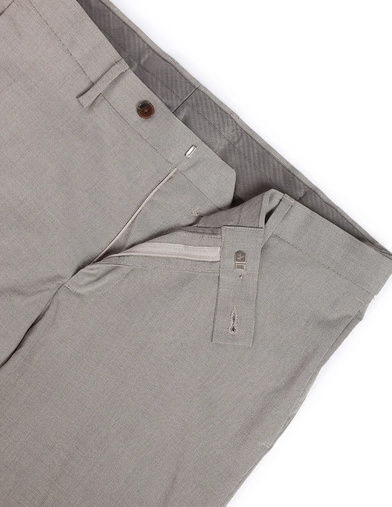 Arrow  Hudson Tailored Fit Oxford Trousers for Men | Best Price UAE