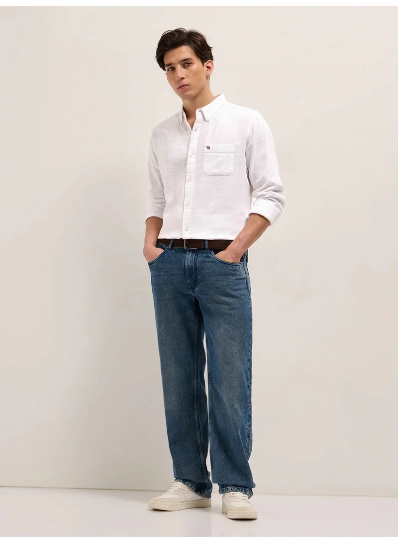 THE BEAR HOUSE Men’s Long Sleeve Shirt – Classic, Comfortable and Stylish Essential for Work, Travel or Casual Outings