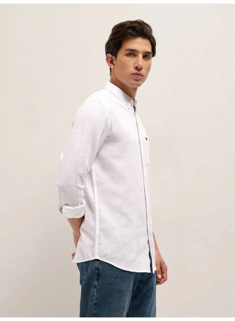 THE BEAR HOUSE Men’s Long Sleeve Shirt – Classic, Comfortable and Stylish Essential for Work, Travel or Casual Outings