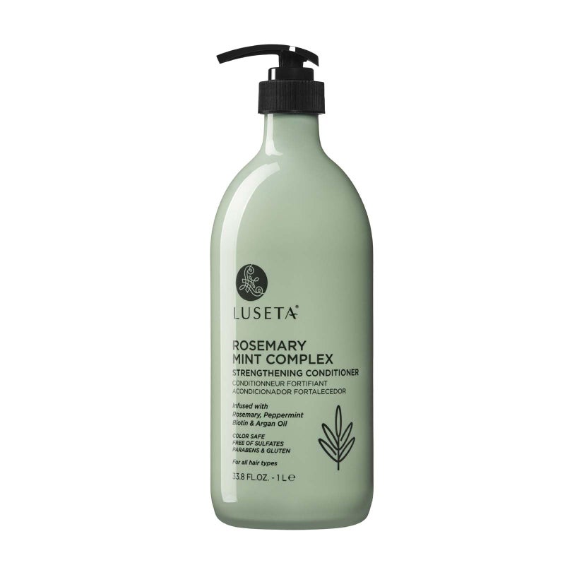 L LUSETA Luseta Rosemary Mint Strengthening Conditioner Moisturizing and Nourishing Damaged Hair Thickening Shampoo for Thinning Hair, Detangles Strands and Add Shine for All Hair Types, Sulfate Free 33.8oz - Image 1