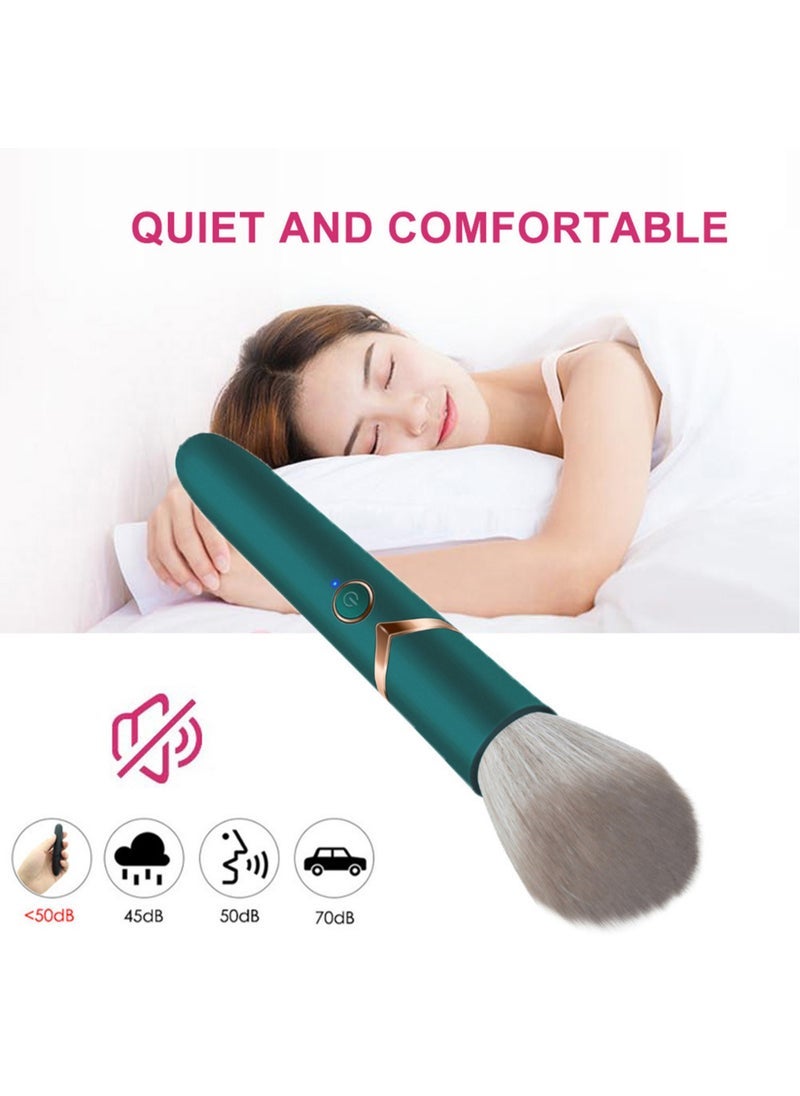 Captaintech Electric Sports Massage Relaxation Accessories Portable Quiet and Comfortable Electric Hand-held Ladies Massager Brush with 10 Adjustable Gears Vibration Massage Brush for Relaxing Time  - Image 3