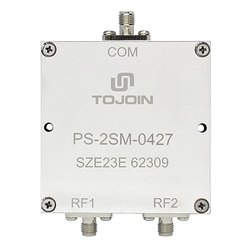 UU TOJOIN TOJOIN Passive Power Splitter/Divider 2 Way for SMA Connectors, Coaxial Cable Splitter 0.4-2.7GHz for RF/Microwave Measurements Accessories Splitter Coaxial, for Antenna System (PS-2SM-0427) - Image 1