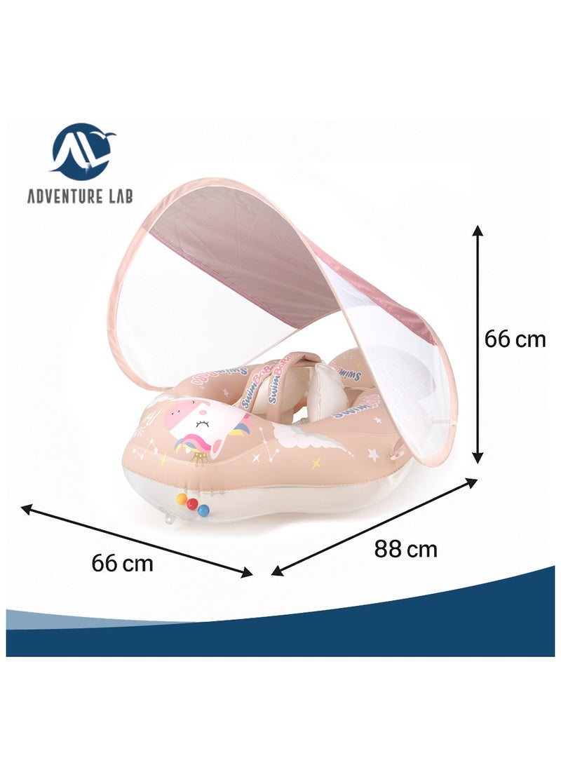سويمبوبو عوامة سباحة للأطفال من سويمبوبو مع مقعد - عوامة سباحة قابلة للنفخ وقابلة للتعديل للأطفال الرضع والأطفال الصغار - Image 3