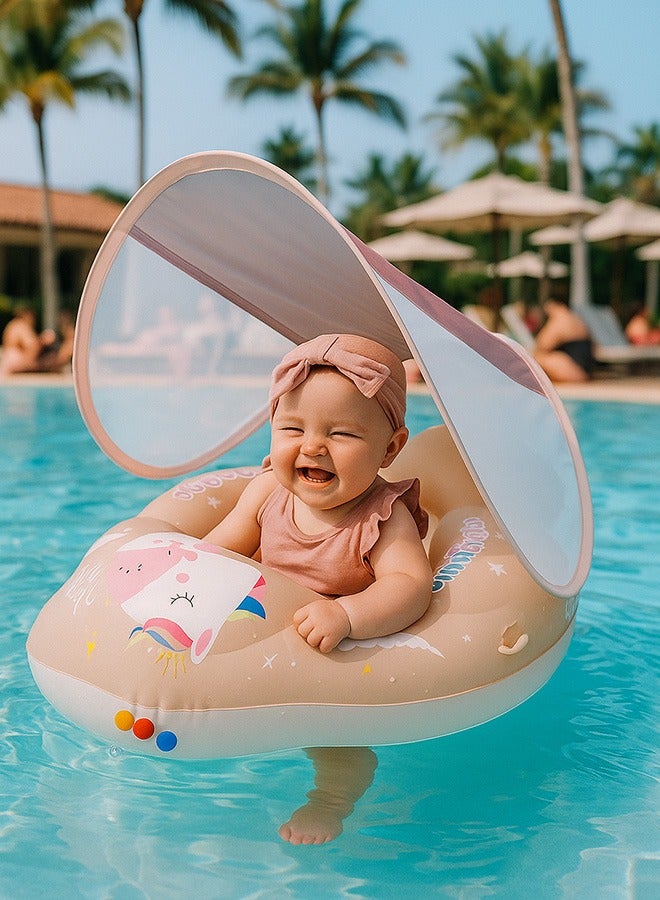 سويمبوبو عوامة سباحة للأطفال من سويمبوبو مع مقعد - عوامة سباحة قابلة للنفخ وقابلة للتعديل للأطفال الرضع والأطفال الصغار - Image 4