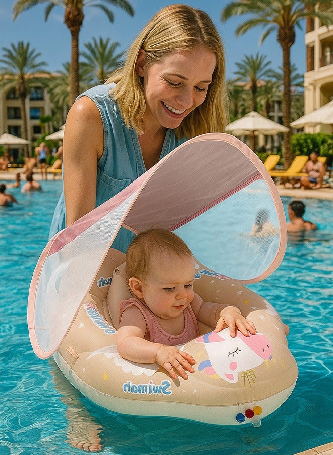 سويمبوبو عوامة سباحة للأطفال من سويمبوبو مع مقعد - عوامة سباحة قابلة للنفخ وقابلة للتعديل للأطفال الرضع والأطفال الصغار - Image 5
