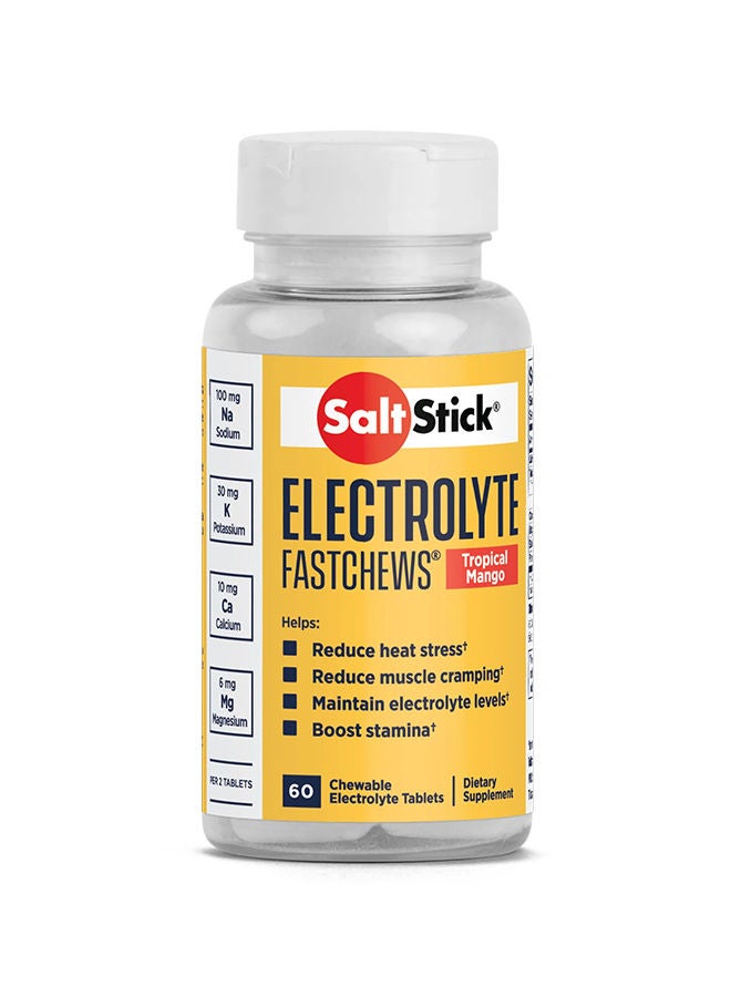 SaltStick Fastchews Tropical Mango 60'S