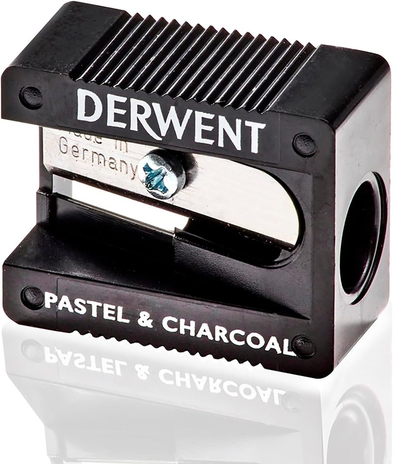 Derwent Manual Pastel Pencil Sharpener - Professional Quality for Charcoal and Pastel Pencils - Image 1