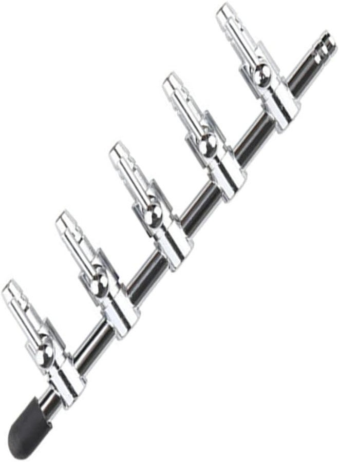 bnafes صمام تحكم بتدفق الهواء خماسي الاتجاهات من bnafes مع موصل أنبوب هواء لحوض أسماك الزينة - Image 2