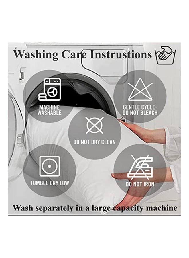 Hotel Linen Klub Cushion Filler Pack of 2pcs- Fabric: Non Woven , Filling 700grams Non Siliconized Fiber - Size : 65 x 65cm  - Image 5