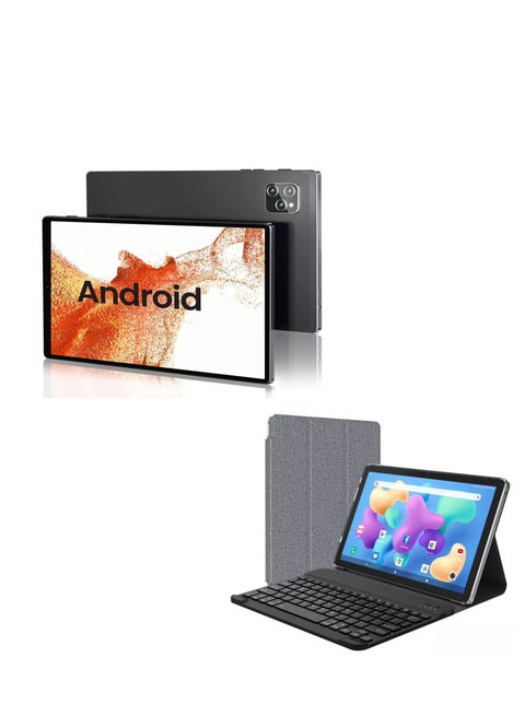 8 -Inch ITouch Smart Tablet S803 Android 12.1 Tab With 256GB ROM 8GB RAM Quad Core Wi-Fi 5G LTE Dual Sim with Wireless Keyboard Mouse and PU Tablet Cover - Black
