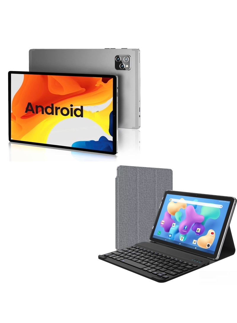 8 -Inch ITouch Smart Tablet S803 Android 12.1 Tab With 256GB ROM 8GB RAM Quad Core Wi-Fi 5G LTE Dual Sim with Wireless Keyboard Mouse and PU Tablet Cover - Black