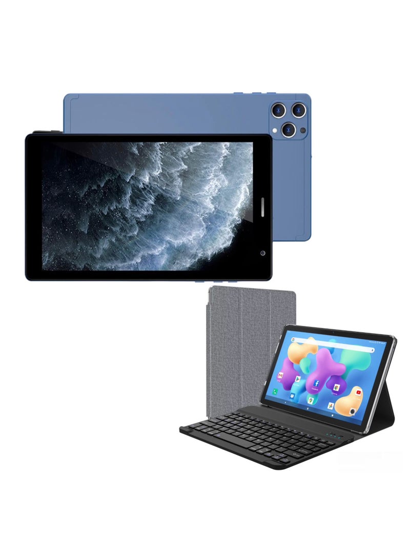 8 -Inch ITouch Smart Tablet S803 Android 12.1 Tab With 256GB ROM 8GB RAM Quad Core Wi-Fi 5G LTE Dual Sim with Wireless Keyboard Mouse and PU Tablet Cover - Black