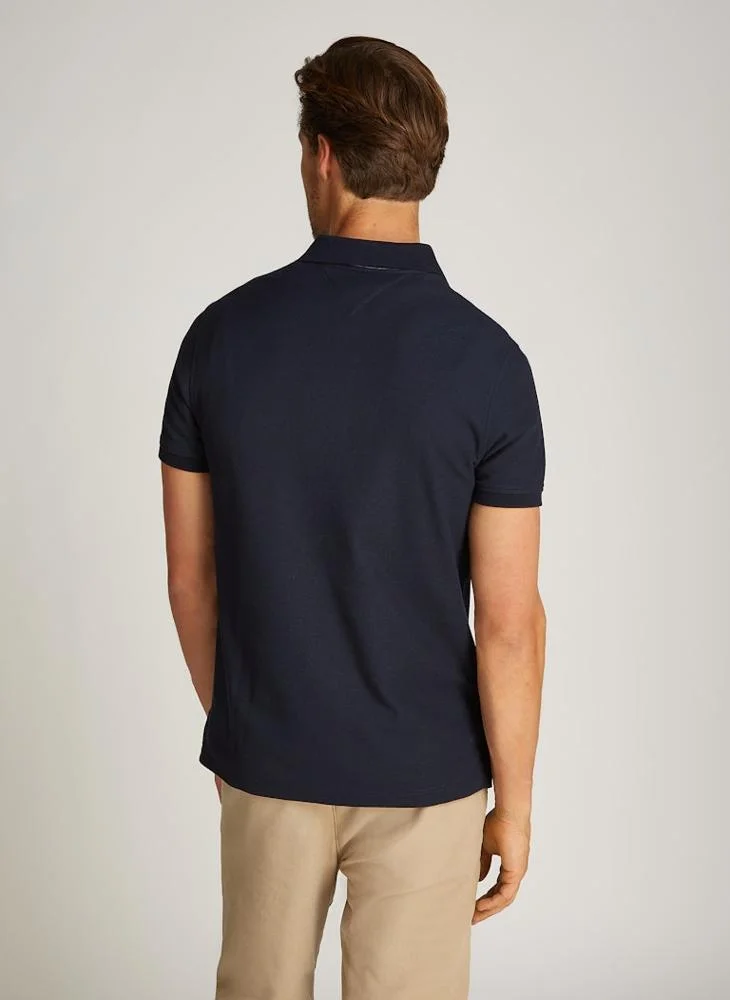 تومي هيلفيغر Graphic Short Sleeve Polo Shirt